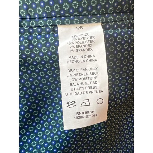 Penguin Blue Wool Blend Blazer Sport Jacket Coat Mens Size 42R - Picture 6 of 7